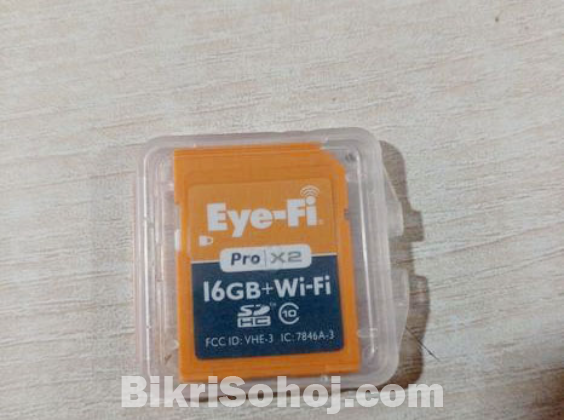 Camera SD Card (Eye-Fi Pro X2 16gb + wifi)